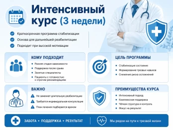 Реабилитация за 21 день в Ярцево